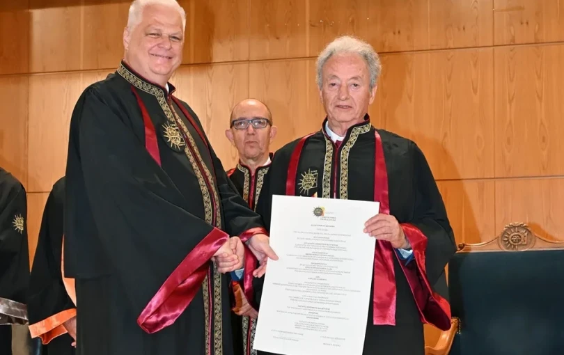 Επίτιμος διδάκτορας του Πανεπιστημίου Μακεδονίας αναγορεύθηκε ο Χαρίλαος Αλαμάνος