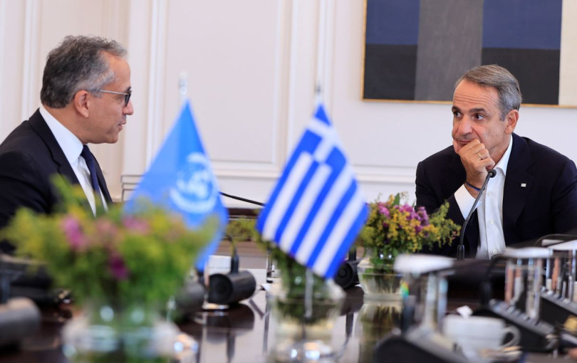 Συνάντηση Κ. Μητσοτάκη με τον γενικό διευθυντή της UNESCO - Στο «τραπέζι» τα Γλυπτά του Παρθενώνα και η μεταρρύθμιση UNESCO80