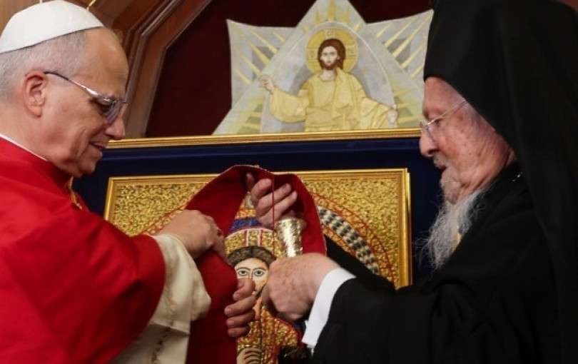 Βατικανό: Ο Πάπας Λέων ΙΔ’ υποδέχθηκε τον Οικουμενικό Πατριάρχη Βαρθολομαίο (βίντεο)