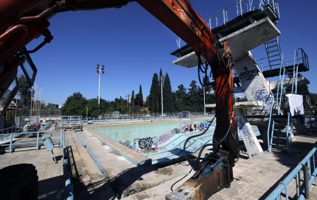 Ξεκίνησαν τα έργα ανακατασκευής του Ολυμπιακού κολυμβητηρίου της Αθήνας (βίντεο)