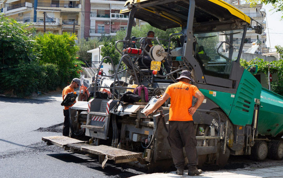 Ασφαλτοστρώσεις σε τέσσερις οδούς  του δήμου Νεάπολης-Συκεών