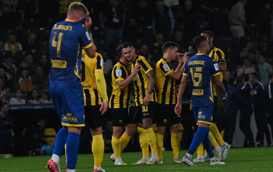 Super League: Πεντάρα η ΑΕΚ, δεν κουνήθηκε φύλλο στην Τρίπολη
