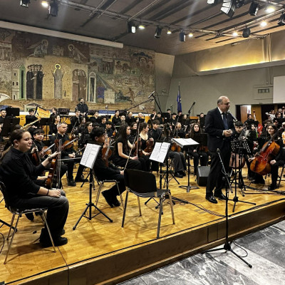 Θεσσαλονίκη: Μάγεψε το κοινό η μαθητική Συμφωνική Ορχήστρα (βίντεο)