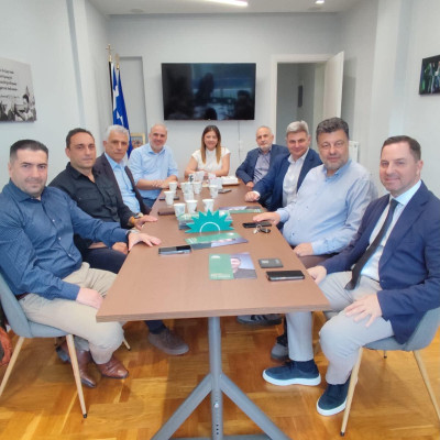 Ο Φαραντούρης στο γραφείο Ανδρουλάκη στη Θεσσαλονίκη
