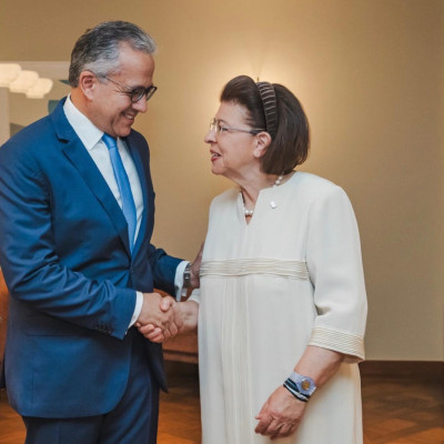 Η συνεργασία της Ελλάδας με την UNESCO και η παροχή τεχνογνωσίας στην Αφρική - Συνάντηση Λ. Μενδώνη και Khaled El-Enany
