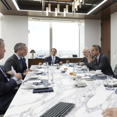 Κ. Μητσοτάκης: Συναντήθηκε με τον συμπρόεδρο της Morgan Stanley