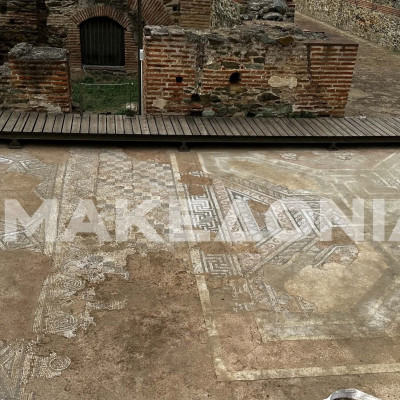 Θεσσαλονίκη: Εντυπωσιακές φωτογραφίες από τα ψηφιδωτά στο Γαλεριανό Συγκρότημα