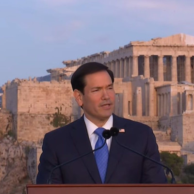 Η ομιλία του Μάρκο Ρούμπιο στην Πνύκα: «Η ιστορία της Αμερικής είναι γεμάτη από τα αποτυπώματα της Ελλάδας»
